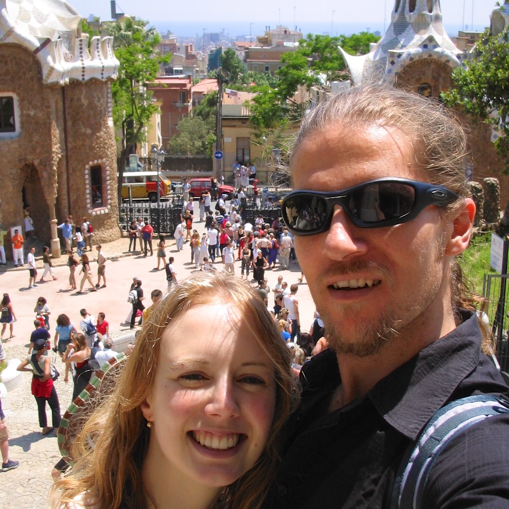 We invented selfies at Park Güell back in 2004.