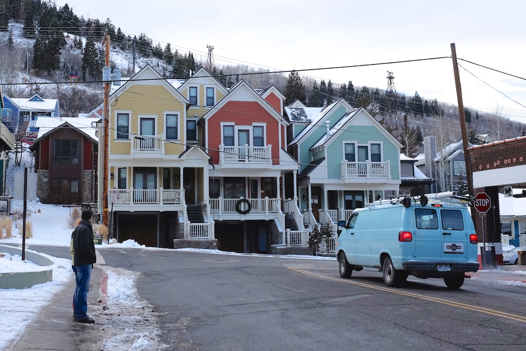 Park City is a vibrant ski-town a short drive from SLC. The ski-lifts begins right in the centre of town.
